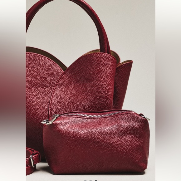 Melie Bianco x Anthropologie Tulip Top-Handle Crossbody Tote 2 in 1 - Picture 10 of 10